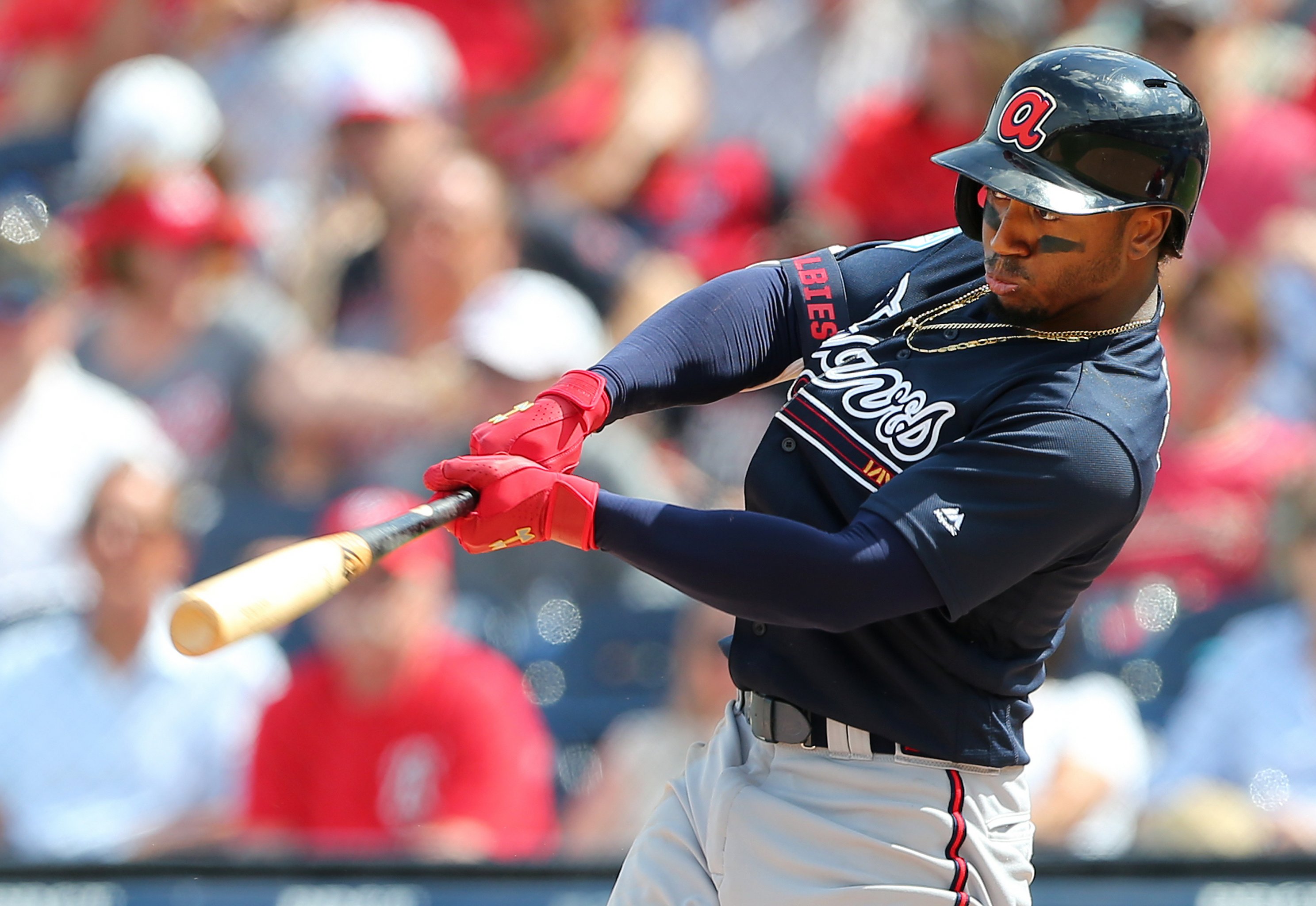 Freddie Freeman Atlanta Braves Unsigned Batting Stance Photograph