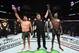 Kelvin Gastelum (left) and Israel Adesanya (right)