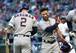 Alex Bregman (L) and Jose Altuve (R)