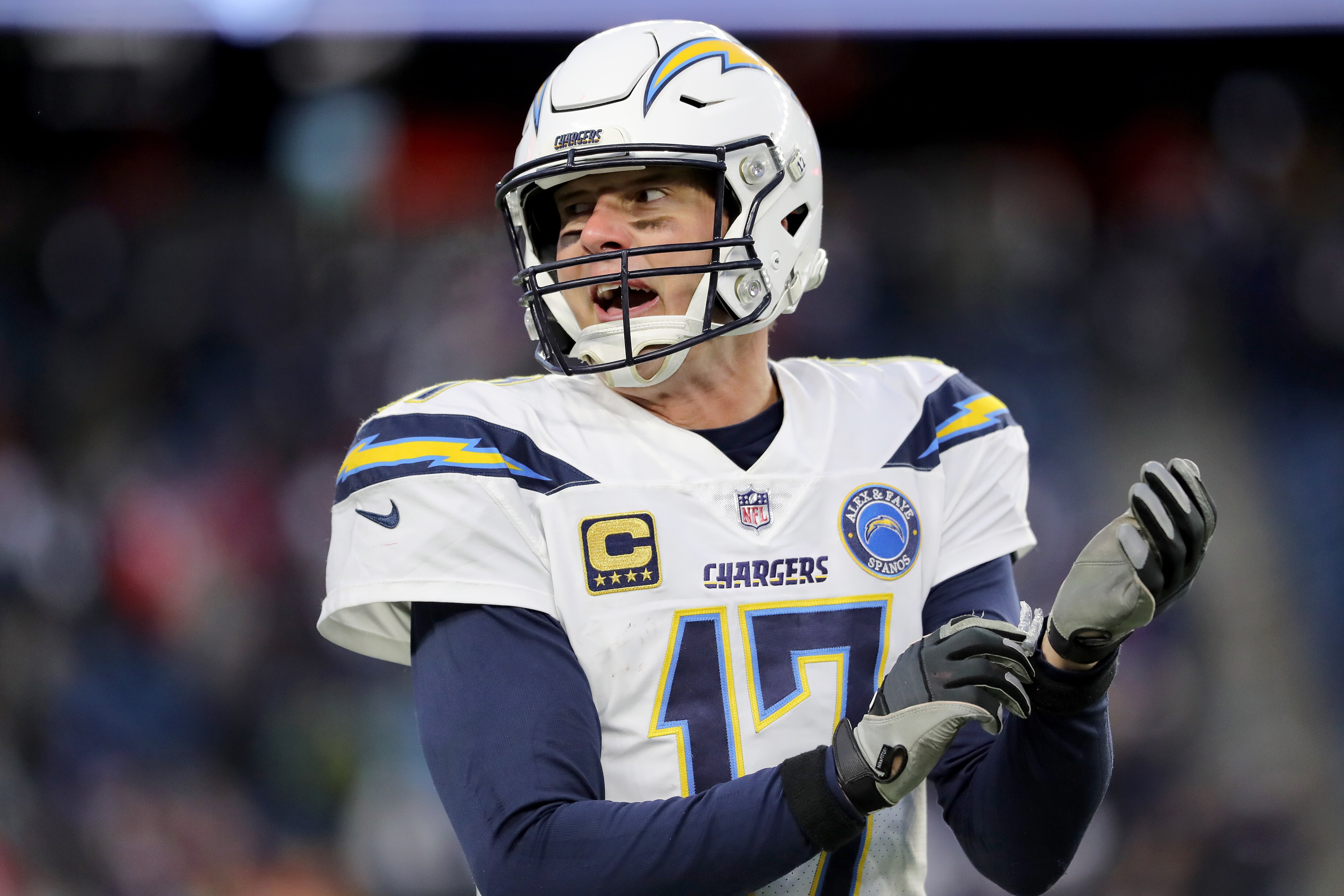 Los Angeles Chargers quarterback Philip Rivers