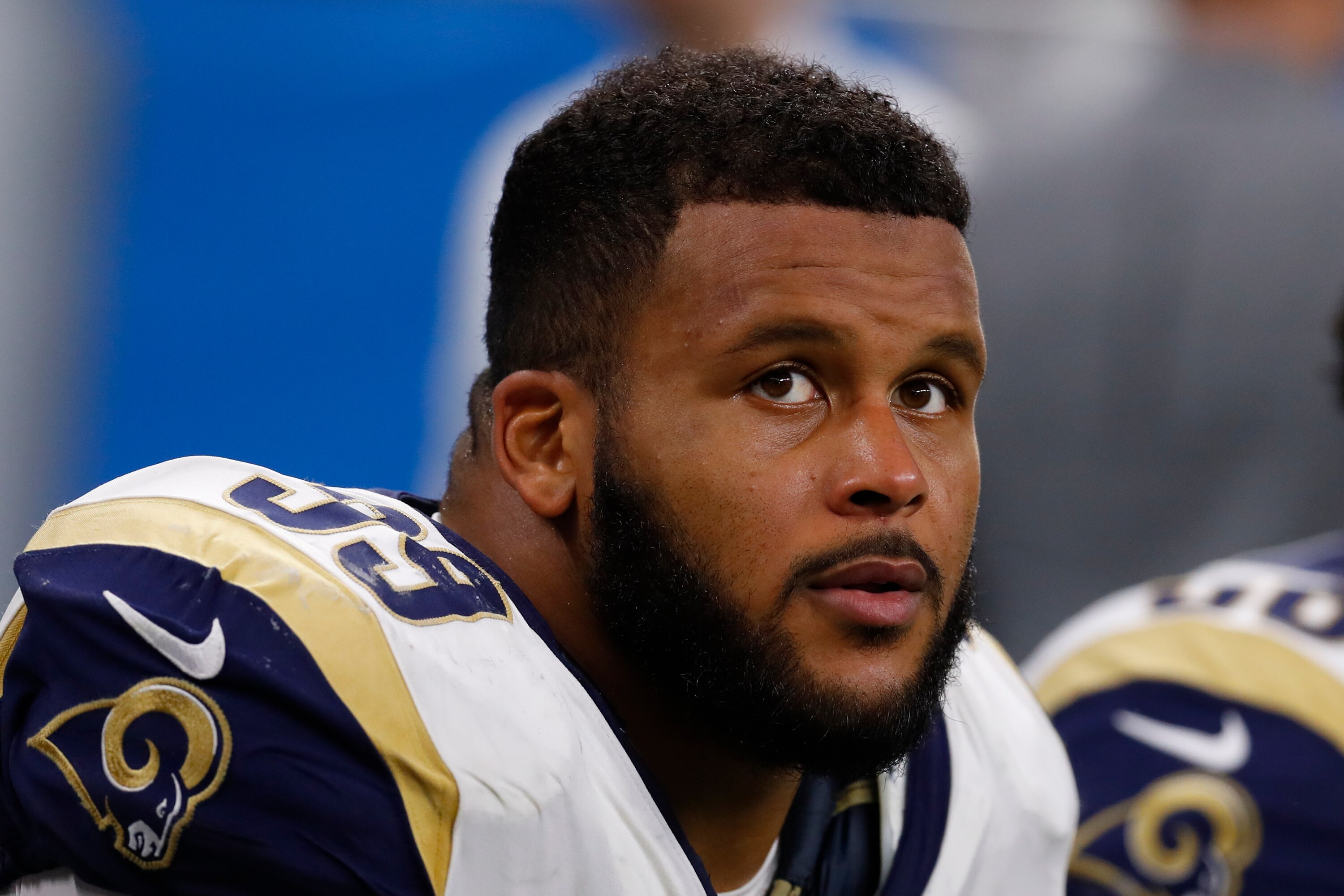 Los Angeles Rams defensive tackle Aaron Donald