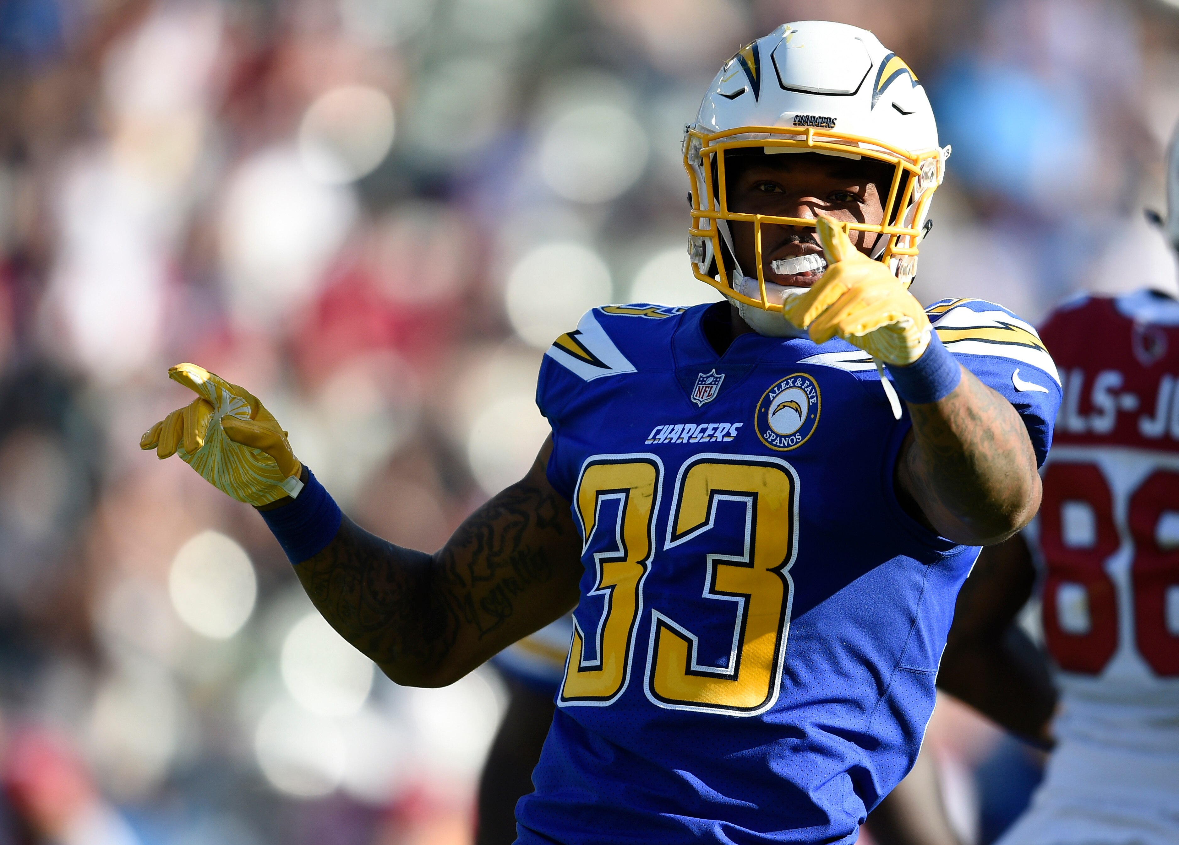 Los Angeles Chargers safety Derwin James
