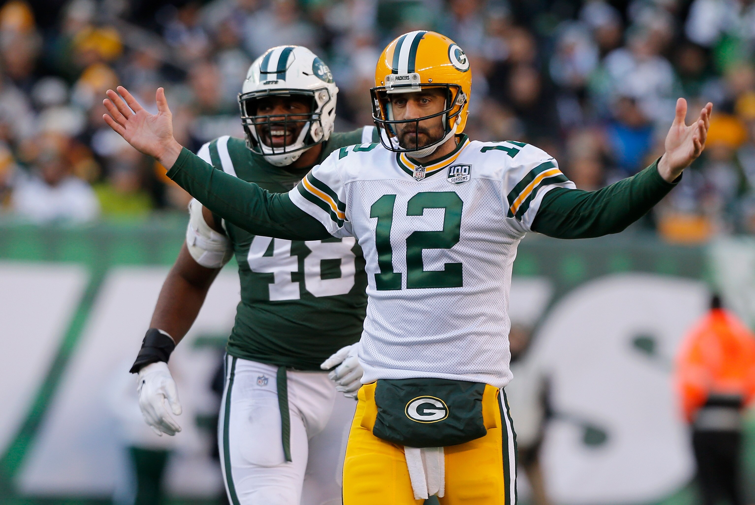 Green Bay Packers quarterback Aaron Rodgers