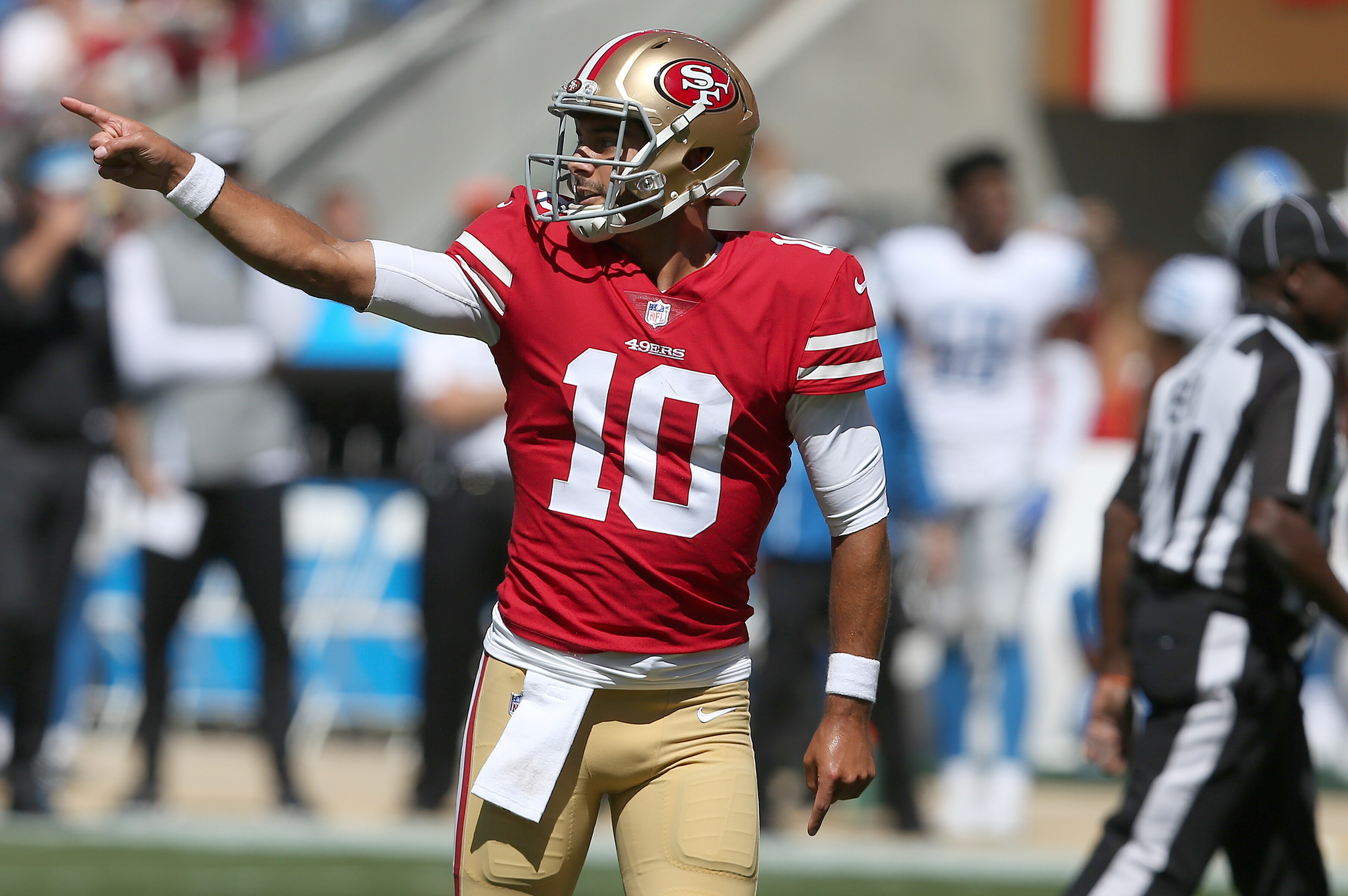 San Francisco 49ers quarterback Jimmy Garoppolo