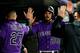 Trevor Story (L) and Nolan Arenado (R)