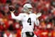 Oakland Raiders quarterback Derek Carr