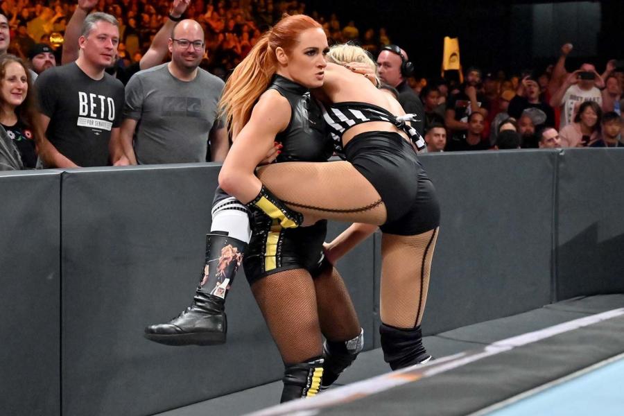 Becky Lynch Saves Boyfriend Seth Rollins at WWE Stomping Grounds