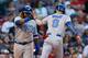 Vladimir Guerrero Jr. (L) and Cavan Biggo (R)
