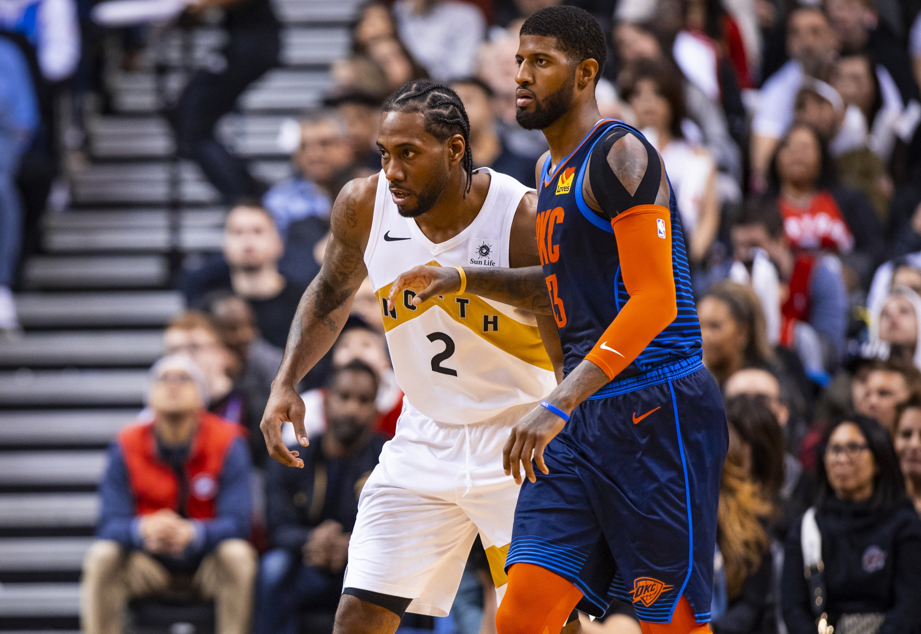 Kawhi Leonard and Paul George show potential in win over Houston