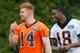 Cincinnati Bengals quarterback Andy Dalton (left) and wide receiver A.J. Green (right)