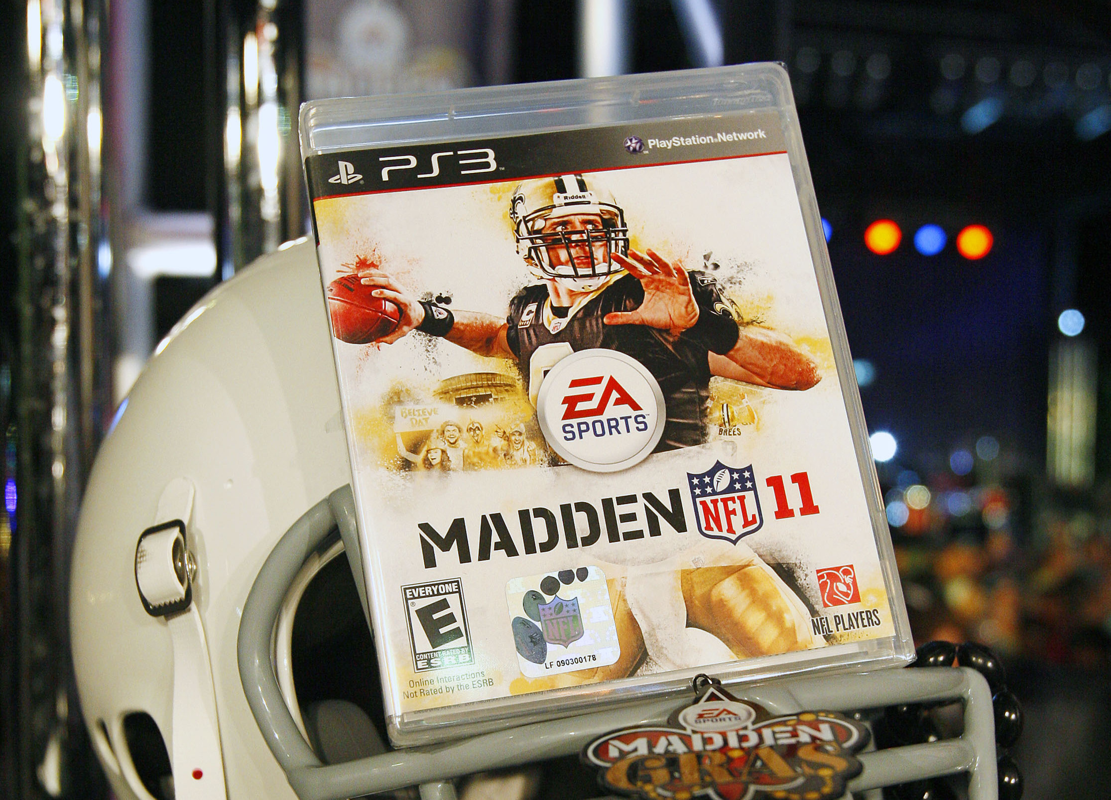 Brees lands cover of new 'Madden' game