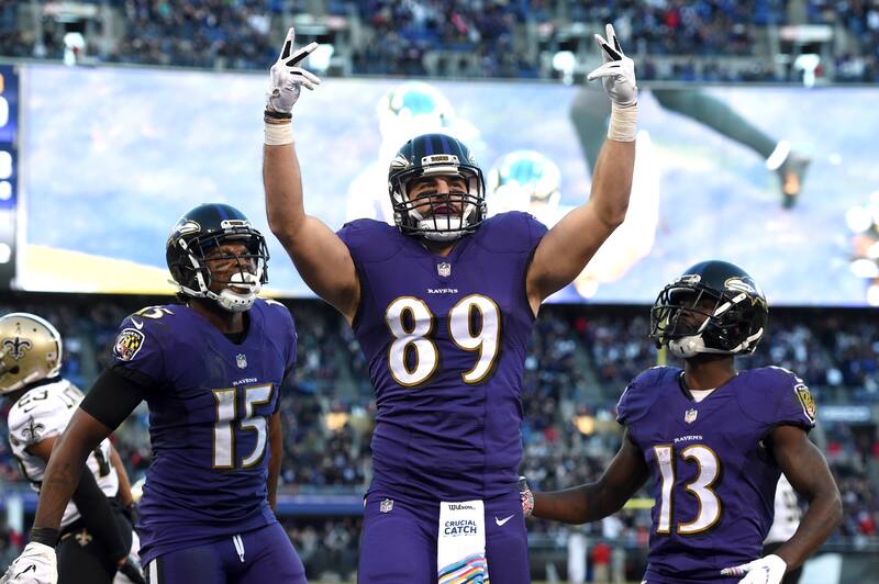Baltimore Ravens tight end Mark Andrews