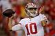 San Francisco 49ers quarterback Jimmy Garoppolo