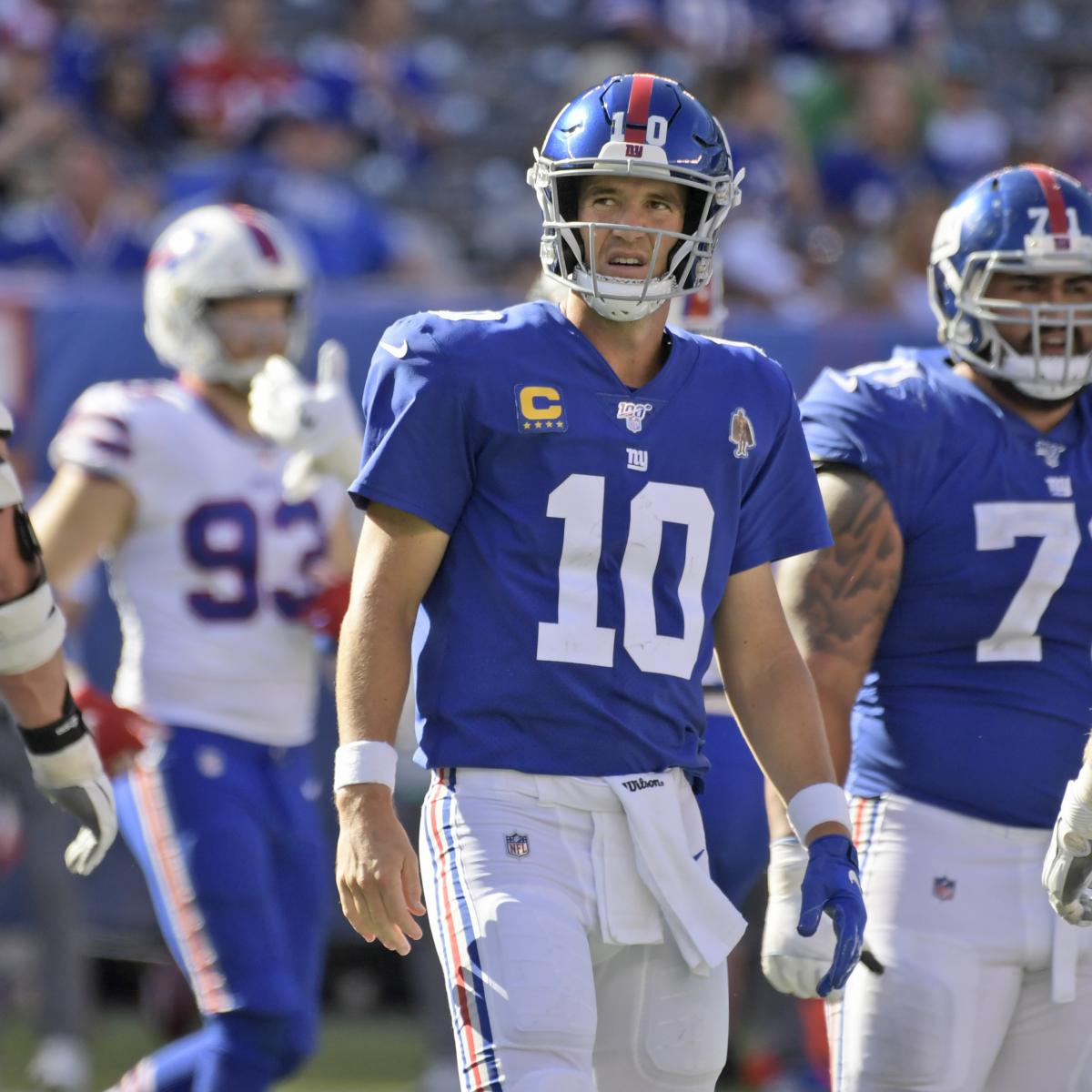 B R Staff Nfl Week 2 Report Card Eli Manning S Time Coming To An