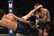 Marlon Vera (left) knocked out Andre Ewell on the evening's undercard.