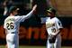 Matt Chapman and Marcus Semien