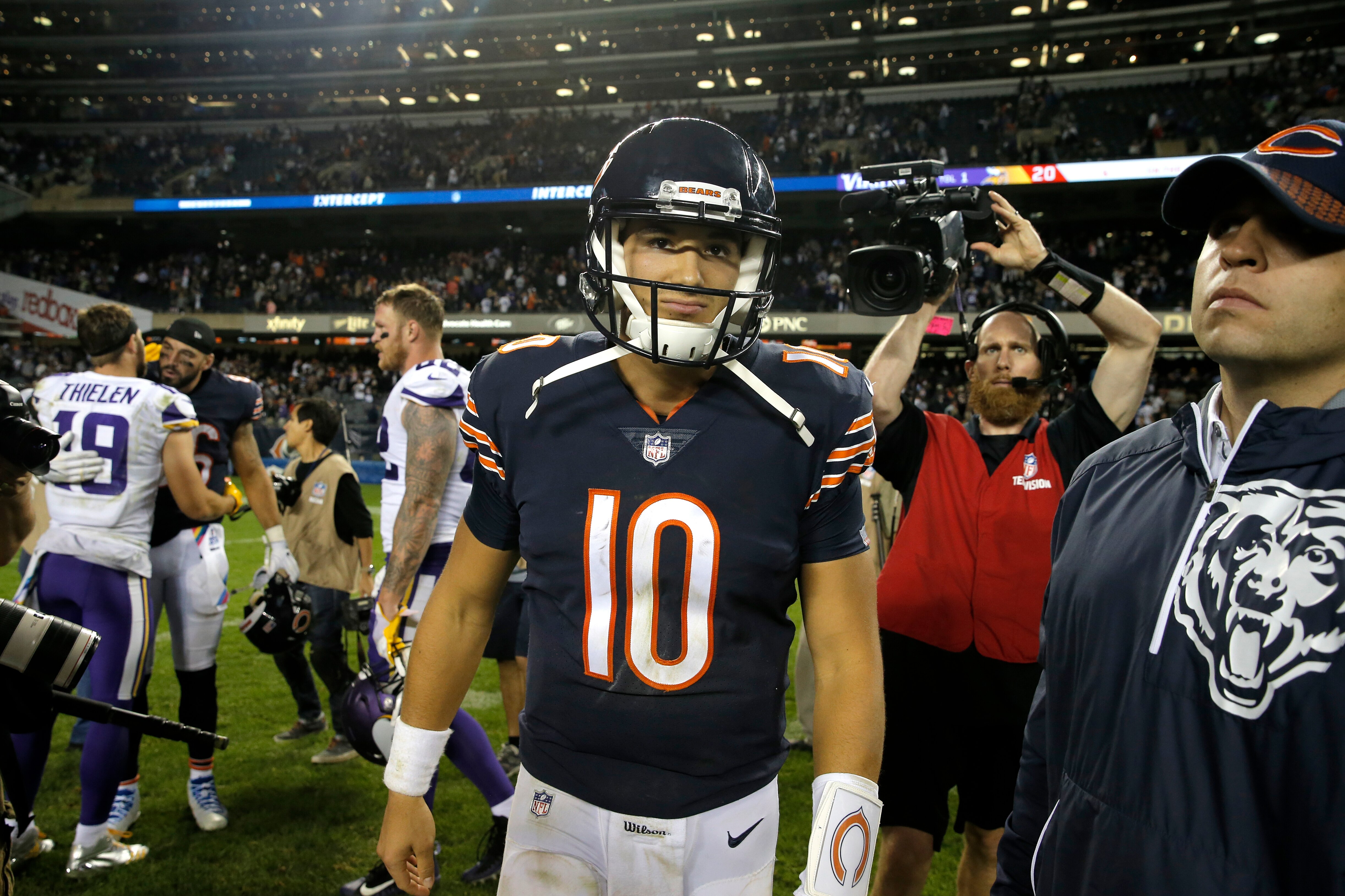 Chicago Bears quarterback Mitchell Trubisky
