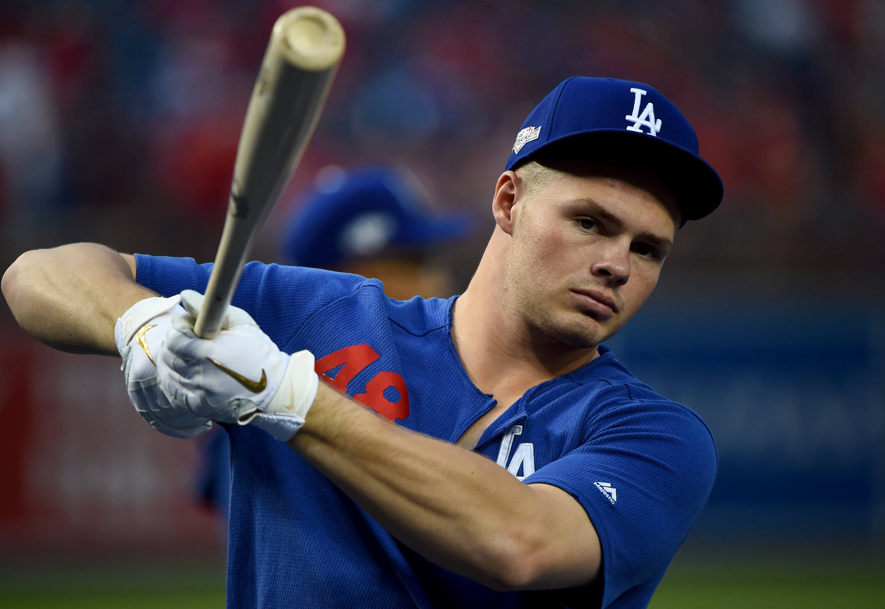 Coincidence? Dodgers' Gavin Lux has been a better hitter as a