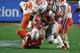 Ohio State's Shaun Wade and Chase Young wrap up Trevor Lawrence