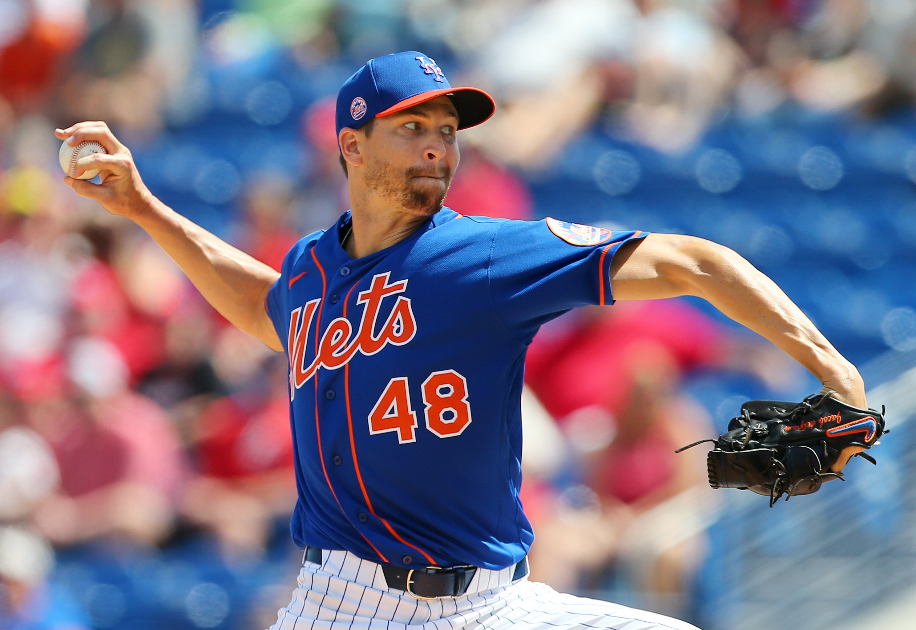 DeGrom's ERA rises above 1.00 as Mets beat Brewers 4-3