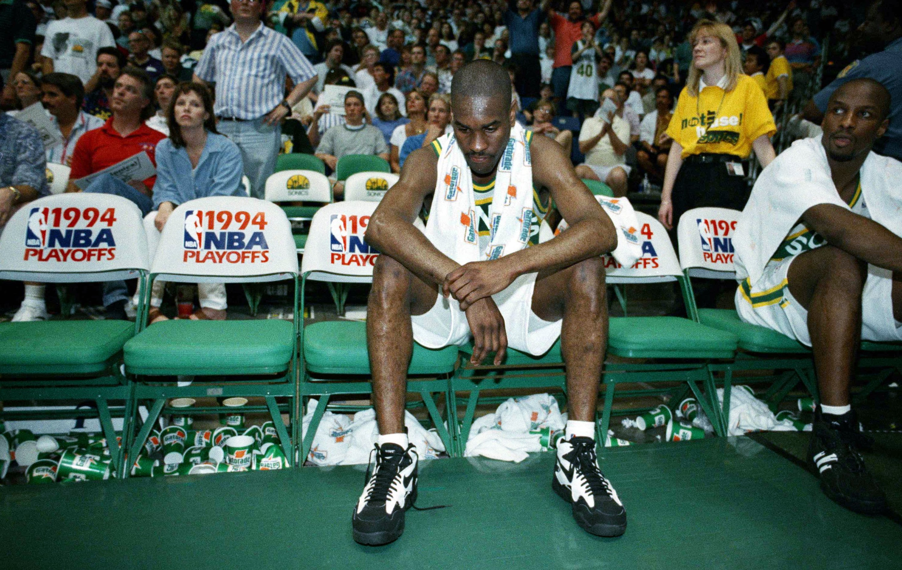 ESPN - On this date in 2003, the Miami Heat retired Michael Jordan's No. 23  jersey, despite him never playing for the franchise. [Wilfredo Lee/AP  Photo]