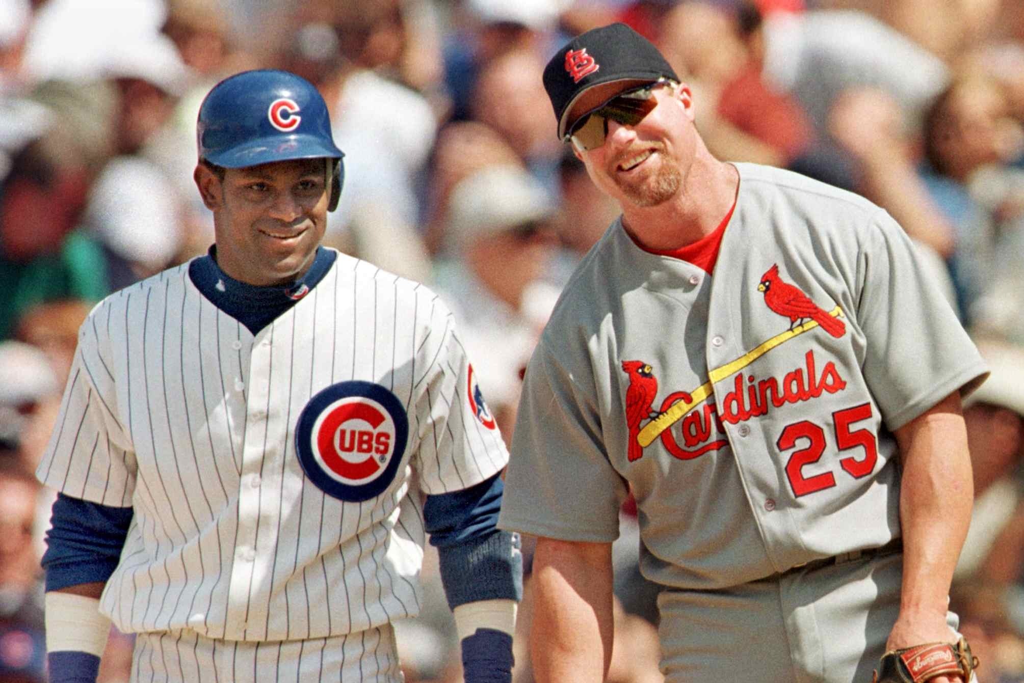 McGwire pictures with his son Matt