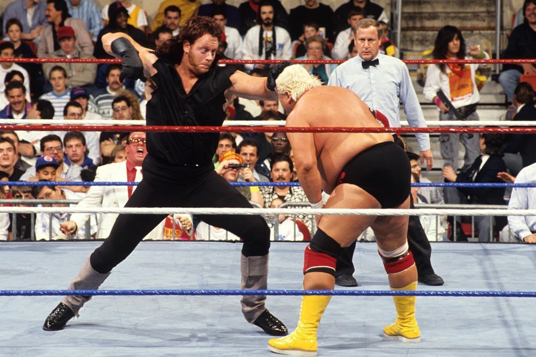 RICK RUDE-CHYNA & TRIPLE H WRESTLER 8 X 10 WRESTLING PHOTO WCW WWF