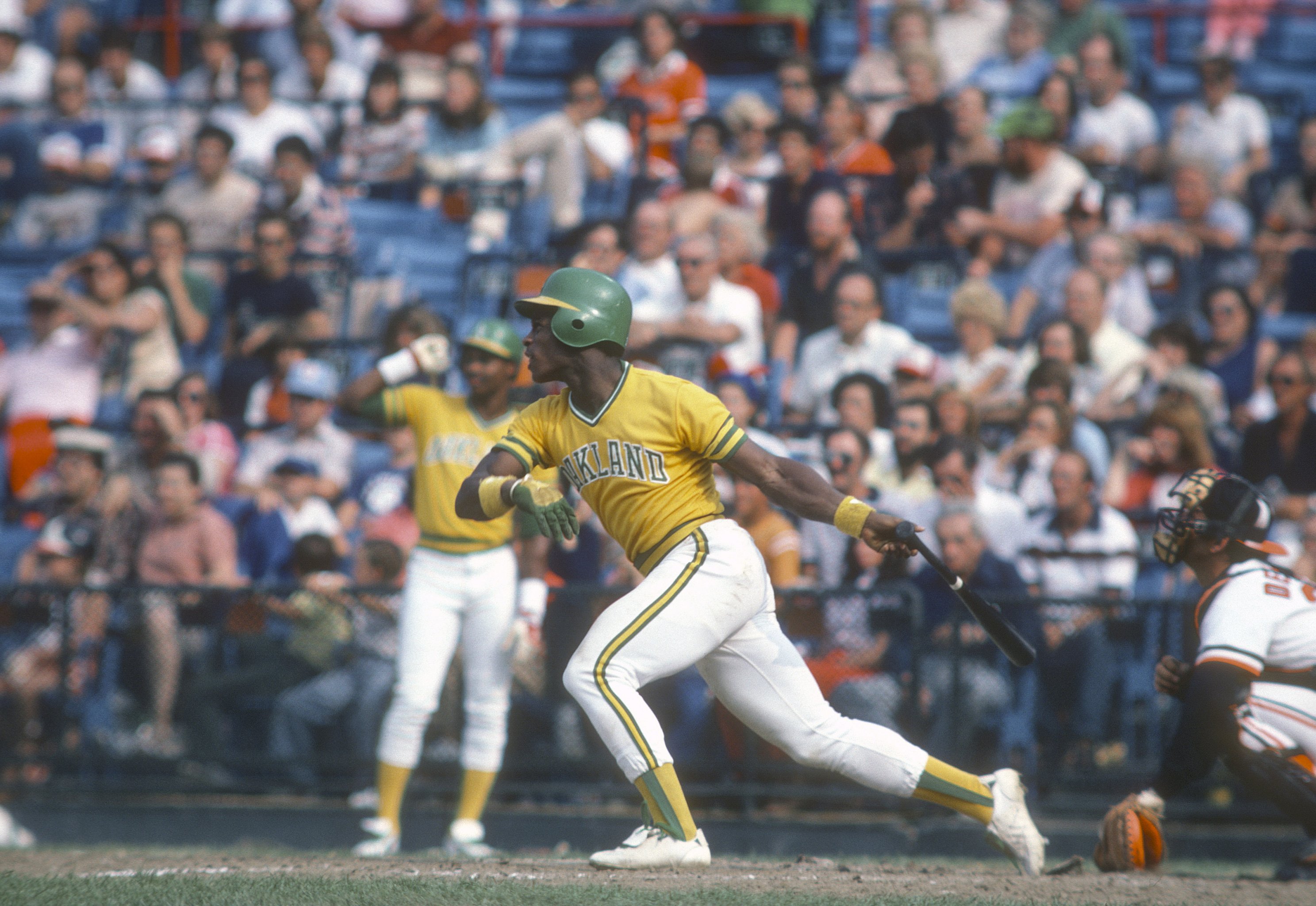 Rickey Henderson Oakland Athletics 1974 Mitchell & Ness Pullover