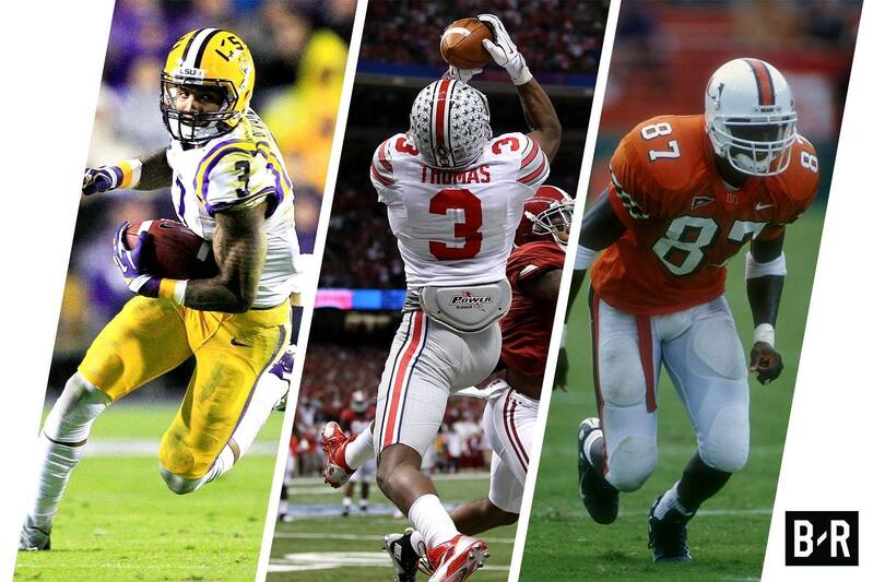 Position U Ranking The Top Wr Schools Of All Time Bleacher