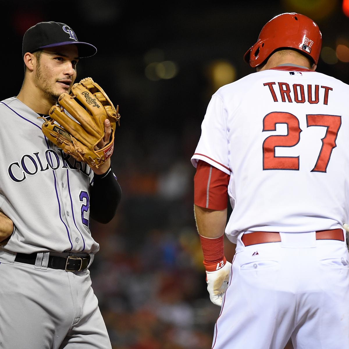 Miller: Rockies' Nolan Arenado is pushing to join Mike Trout and