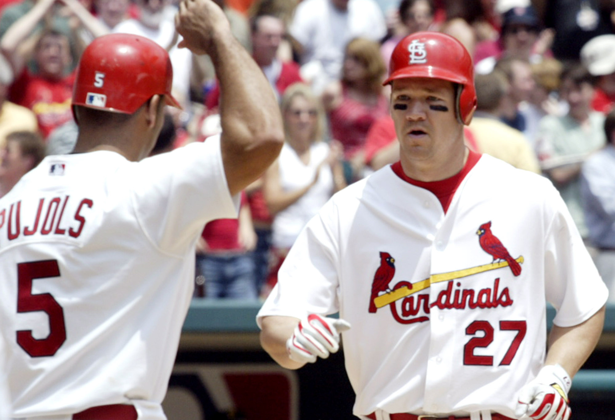 2005 St. Louis Cardinals Team Signed Scott Rolen Game Jersey