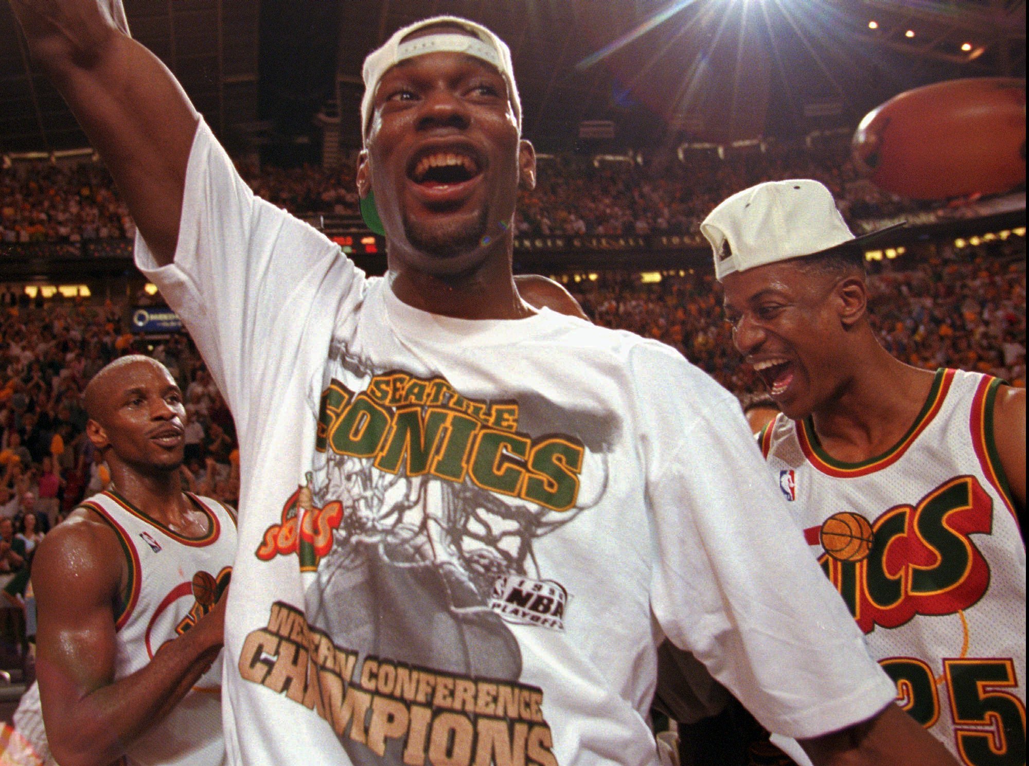 Seattle Sonics Western Conference Champions 1996 NBA Playoffs