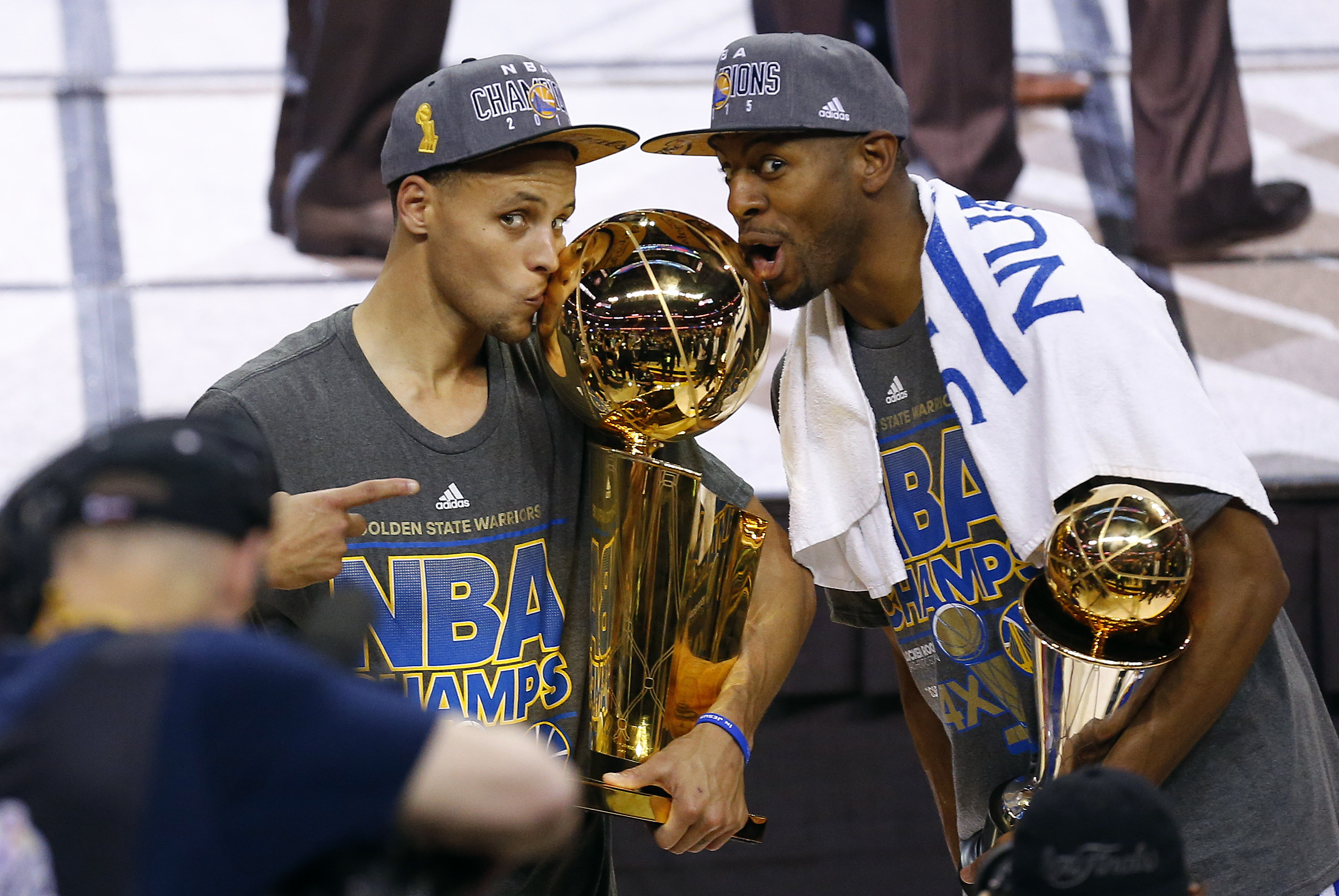 adidas Golden State Warriors 2015 NBA Champions Locker Room Snap Back Hat
