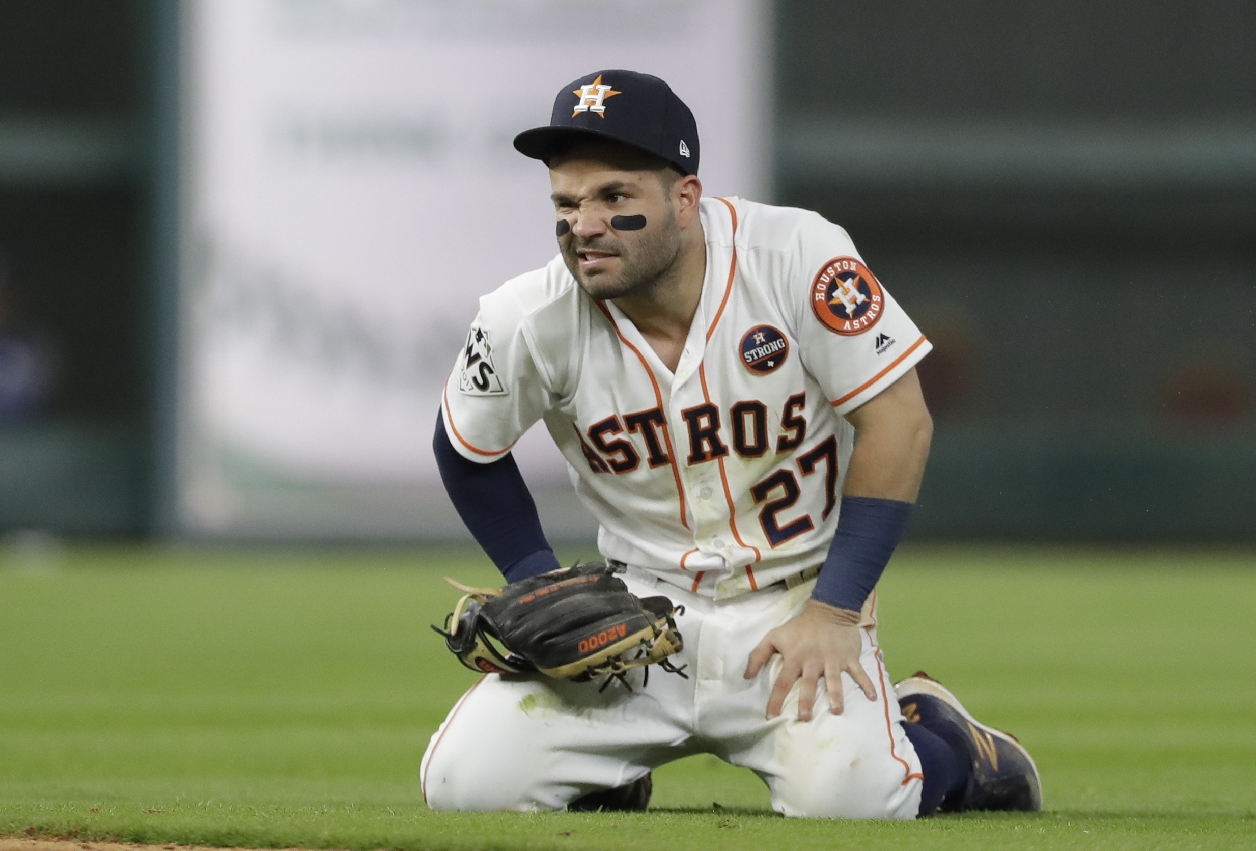 JOSE ALTUVE  Houston Astros 2012 Home Majestic Baseball Throwback Jersey