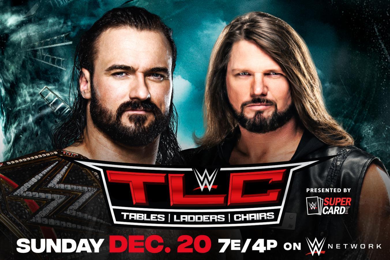Drew McIntyre (c) vs. AJ Styles for the WWE Championship at WWE: TLC 2020