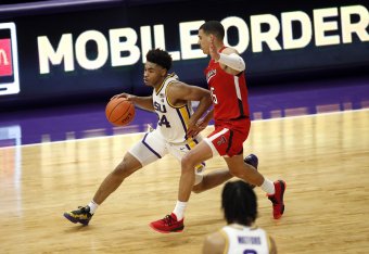 LSU guard Cameron Thomas