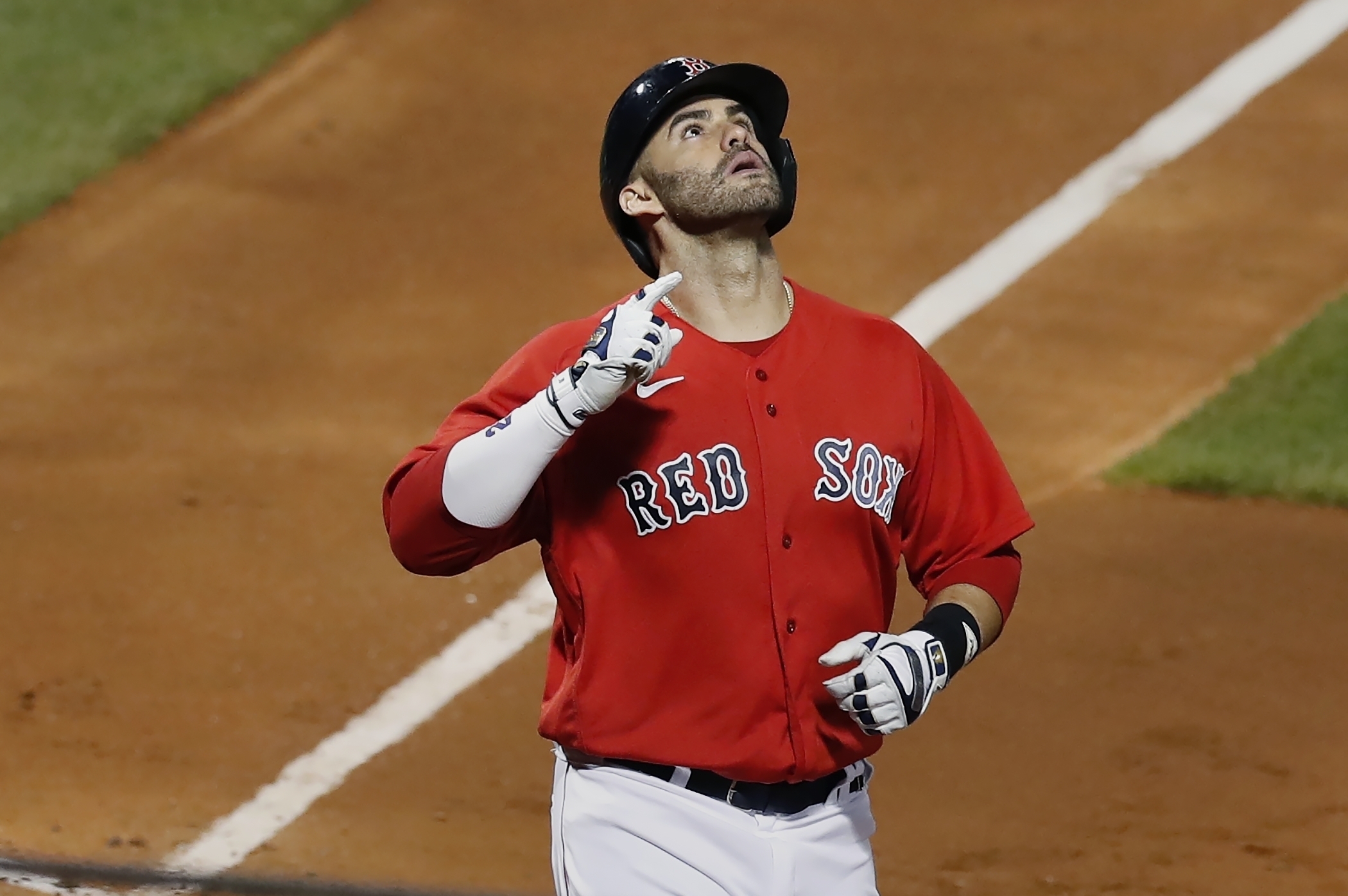 Thanks to his jersey, there's no excuse for not knowing this is 'J.D.'  Martinez