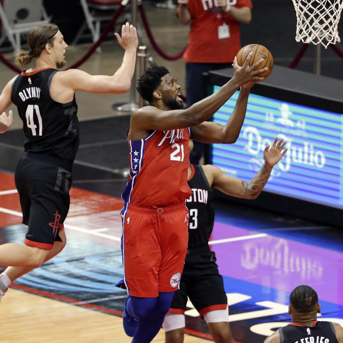 NBA Playoff Picture 2021 Joel Embiid, 76ers Continue Push for Top Seed