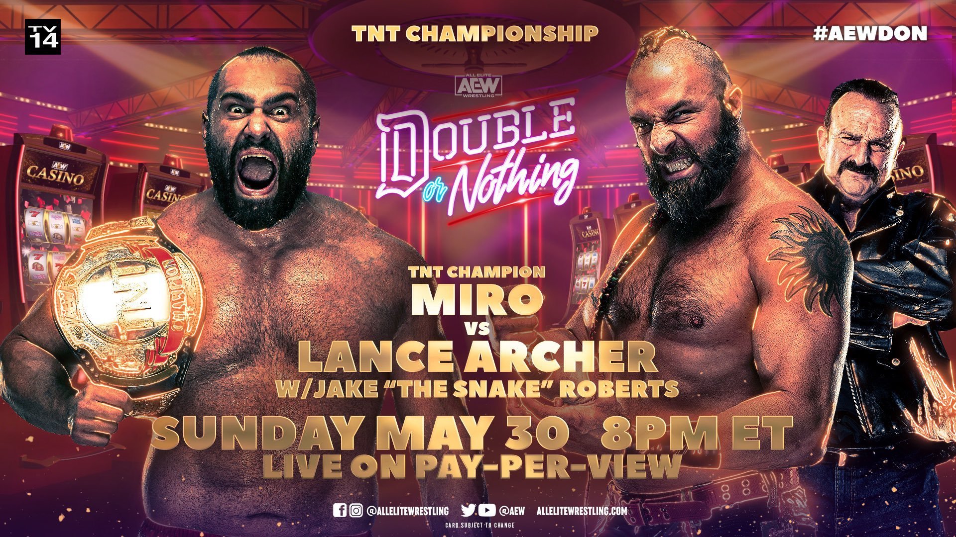 Updated AEW Double or Nothing 2021 Match Card and Predictions | Bleacher  Report | Latest News, Videos and Highlights