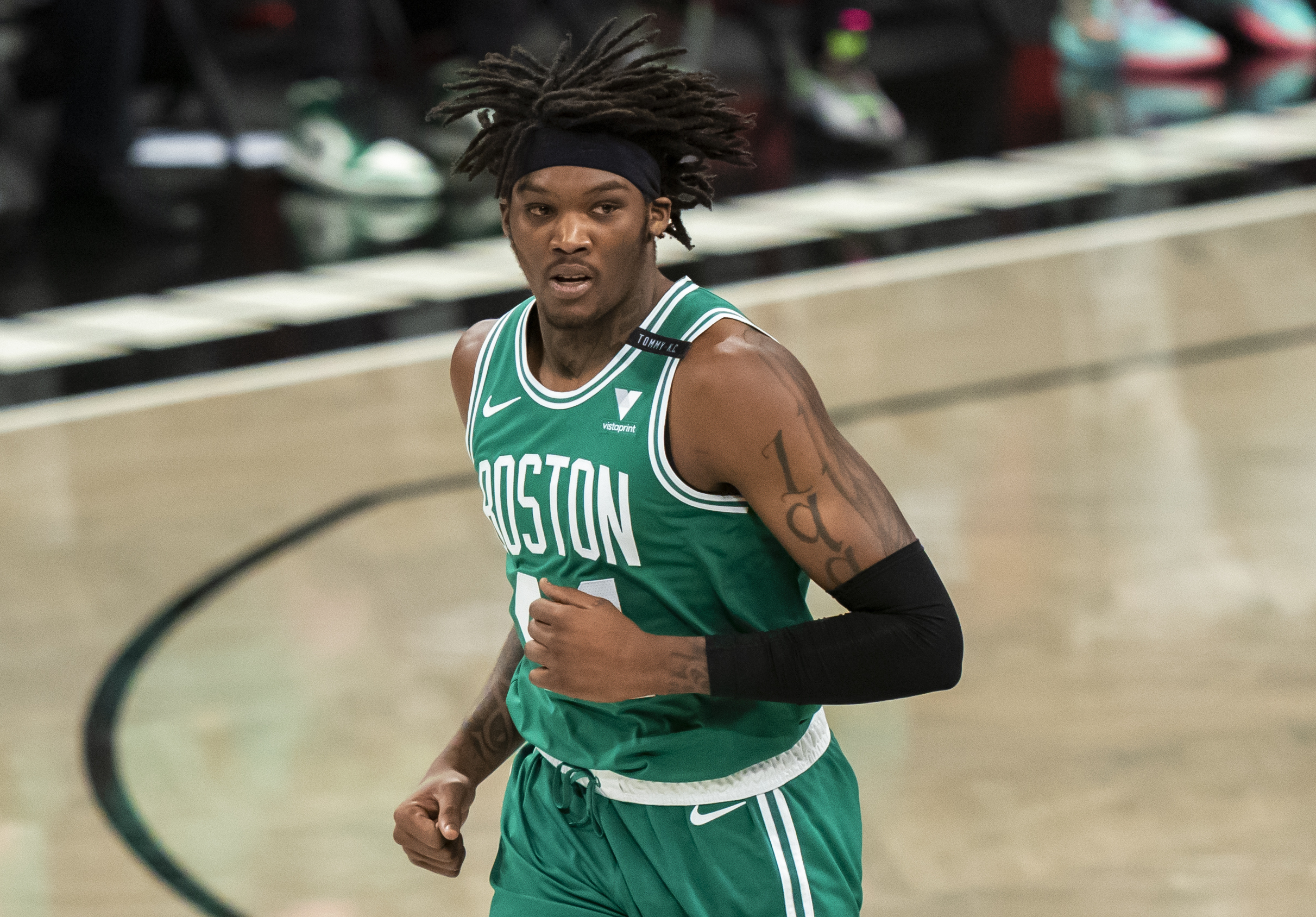 Video: The Boston Celtics try to spell Guerschon Yabusele