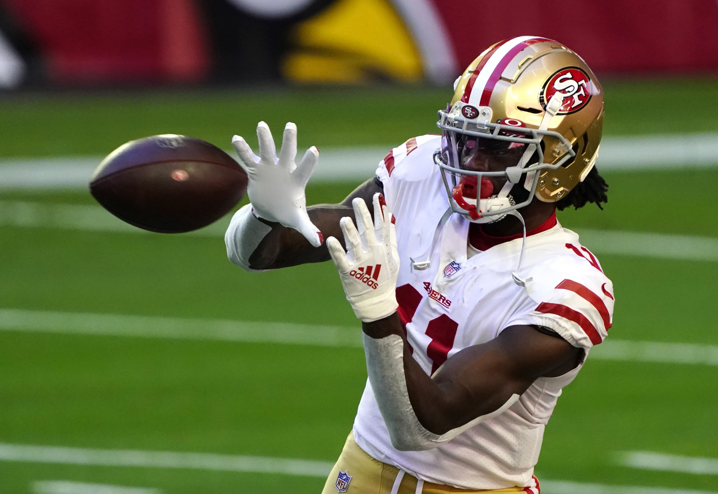 49ers' John Lynch expects WR Brandon Aiyuk to have breakout season: He's  'made a giant leap' 