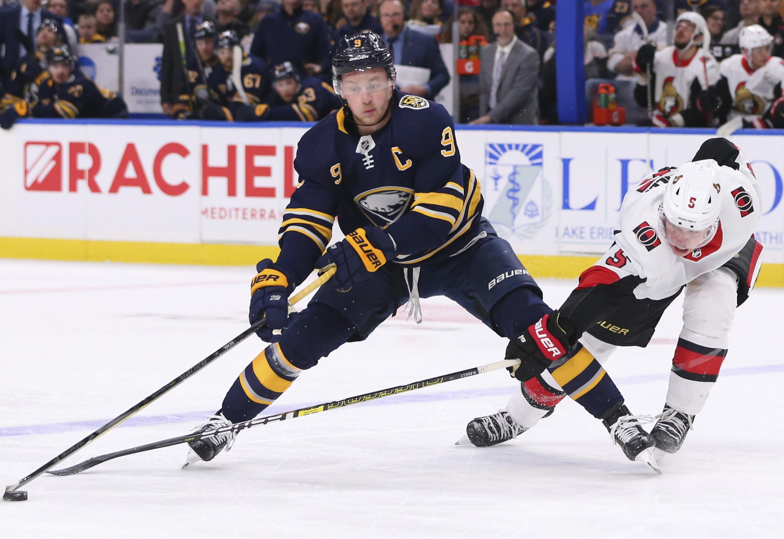 Sabres' Jack Eichel fails physical, stripped of captaincy –