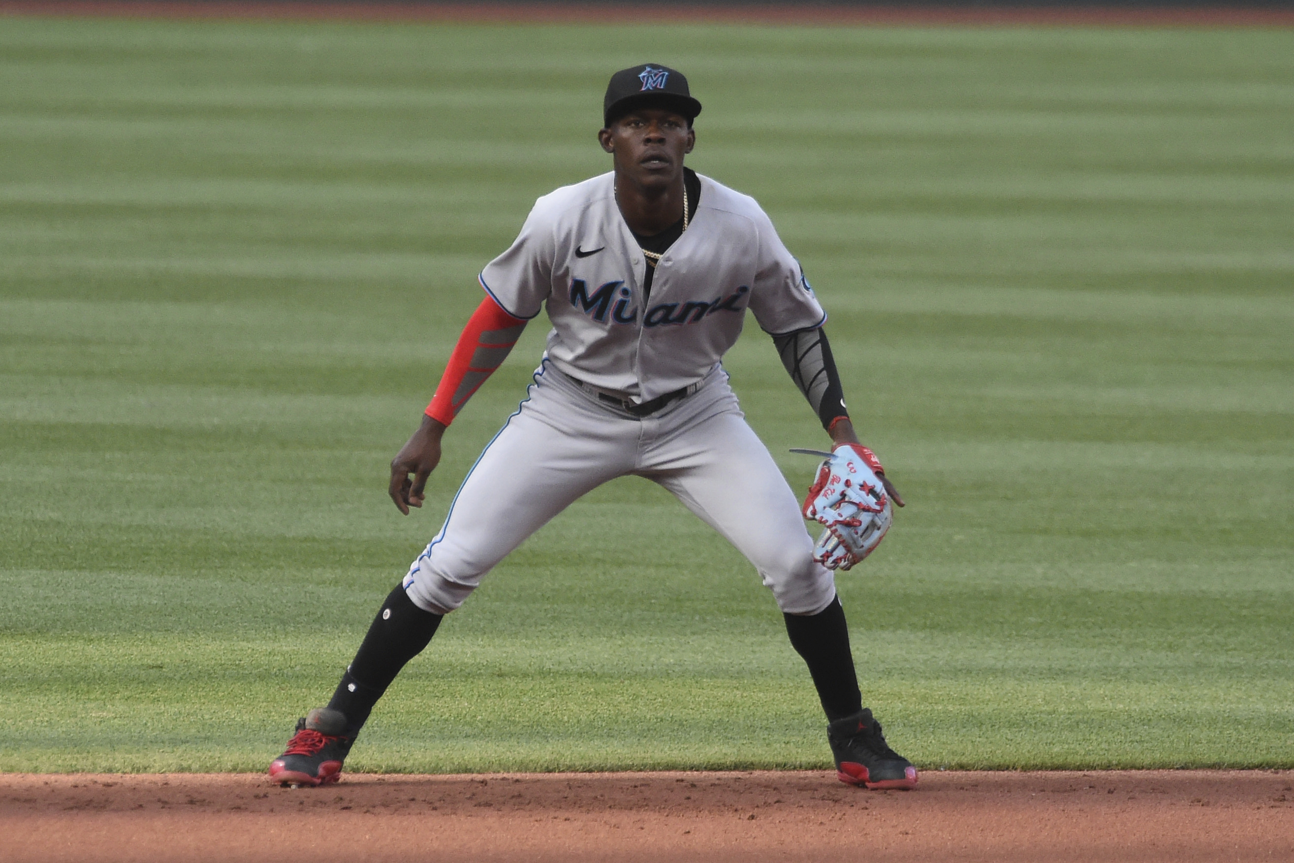 Long season tests Miami Marlins rookies Chisholm, Rogers