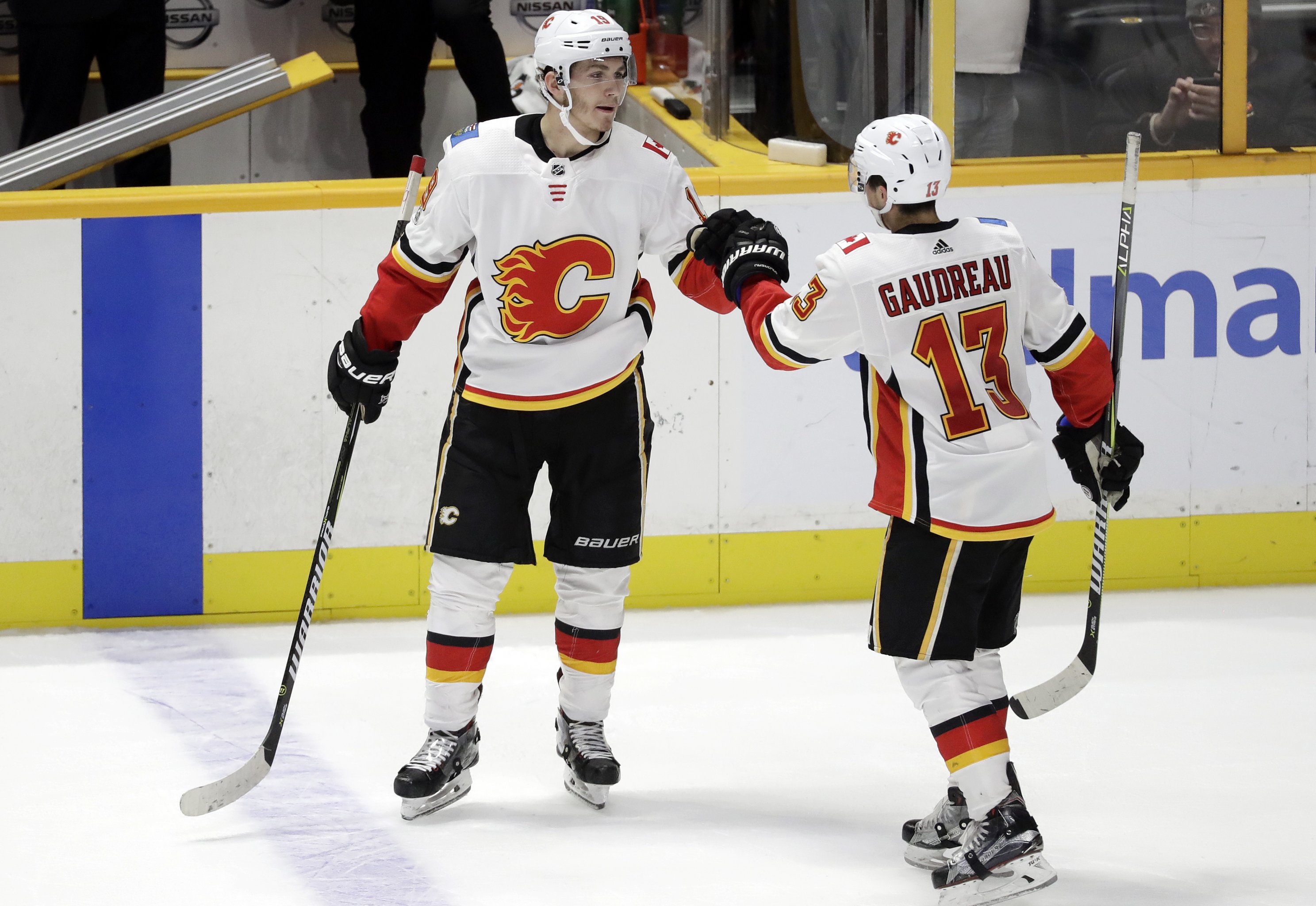 Calgary Flames Down the New Jersey Devils - Gaudreau With Six Points