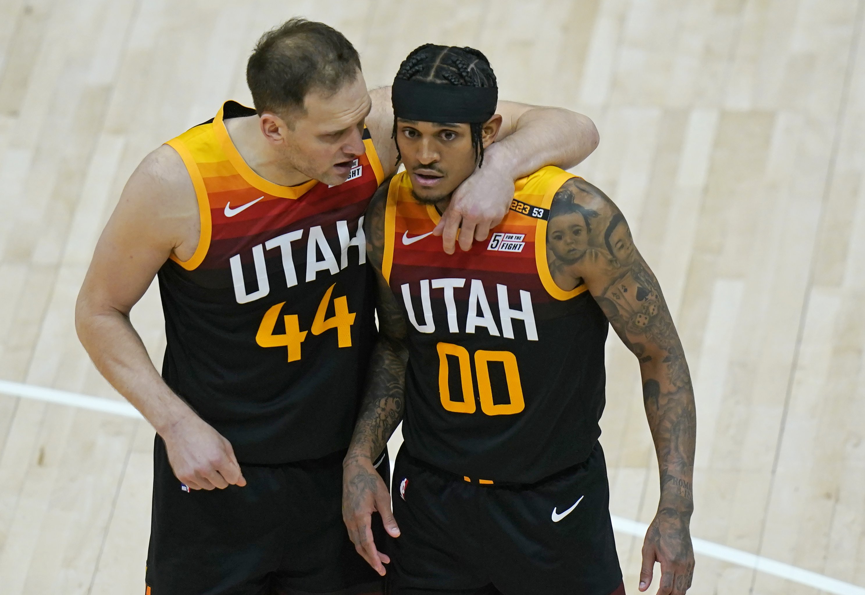 Bojan Bogdanovic - Utah Jazz - Game-Worn 2nd Half City Edition Jersey -  Scored 23 Points - 2019-20 Season