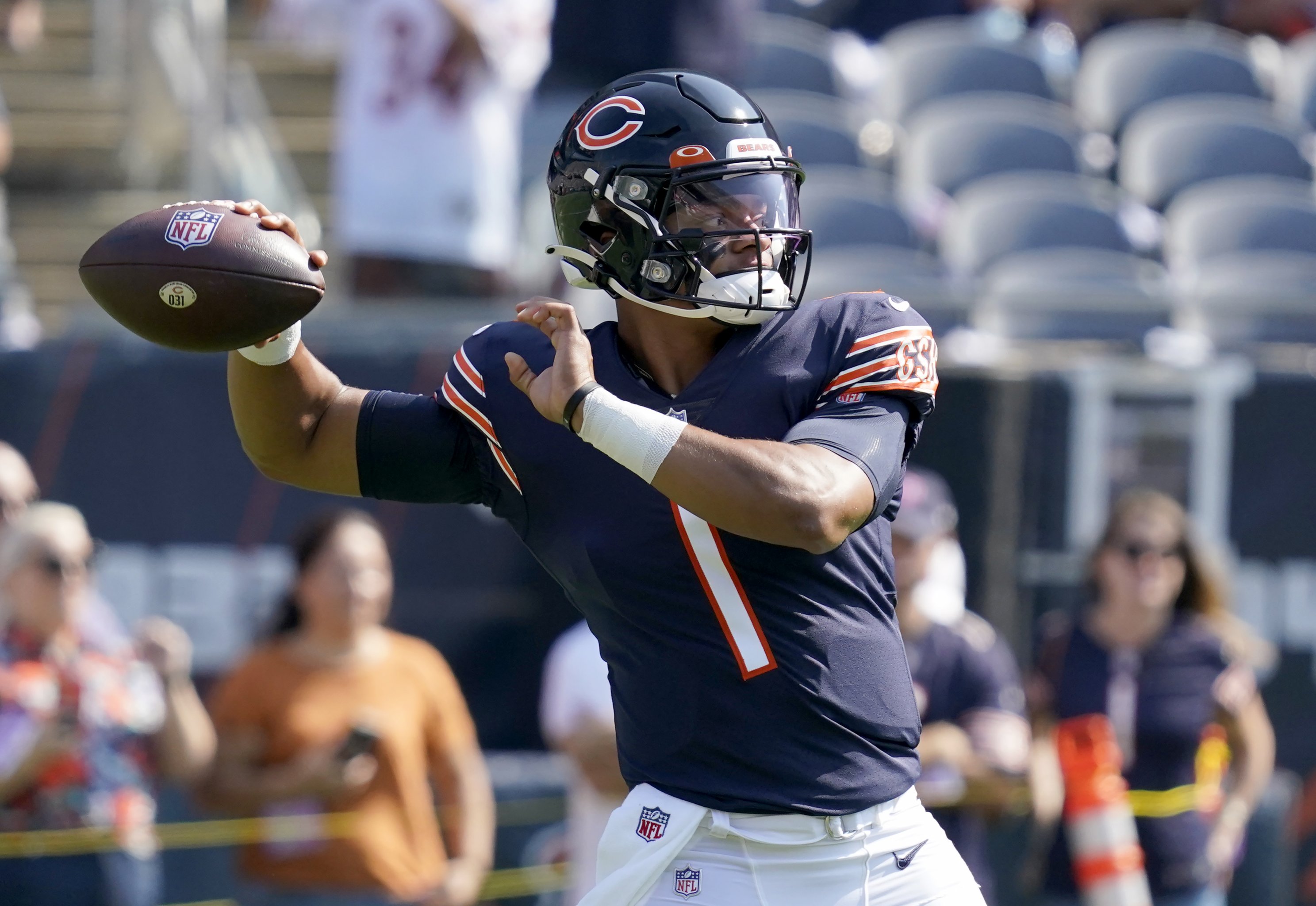 Denver Broncos vs. Chicago Bears Start 'Em, Sit 'Em: Players To Target  Include Russell Wilson, Courtland Sutton, Justin Fields, and Others