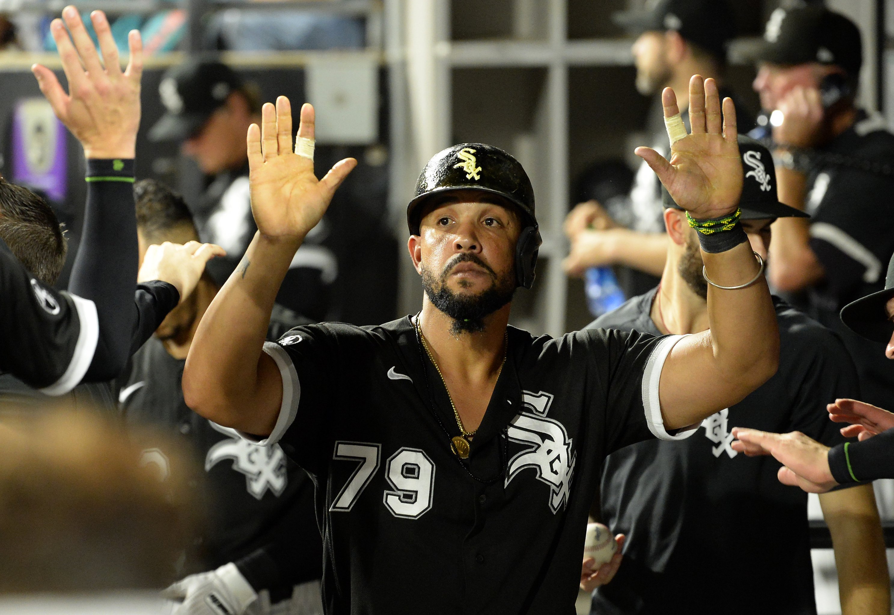 892 Chicago White Sox First Baseman Jose Abreu 79 Stock Photos