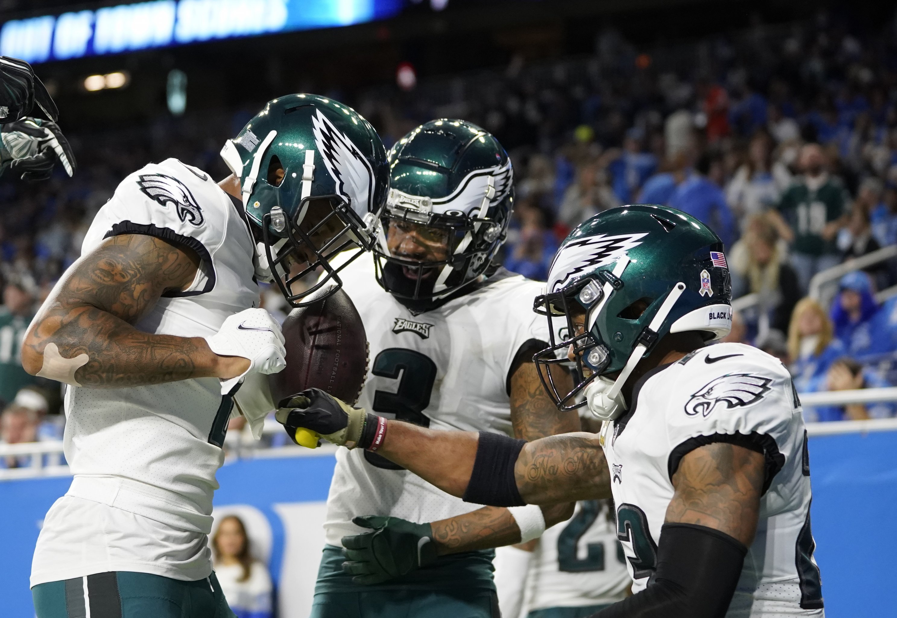 See the Philadelphia Eagles beat the Detroit Lions, 44-6 — NFL, Week 8