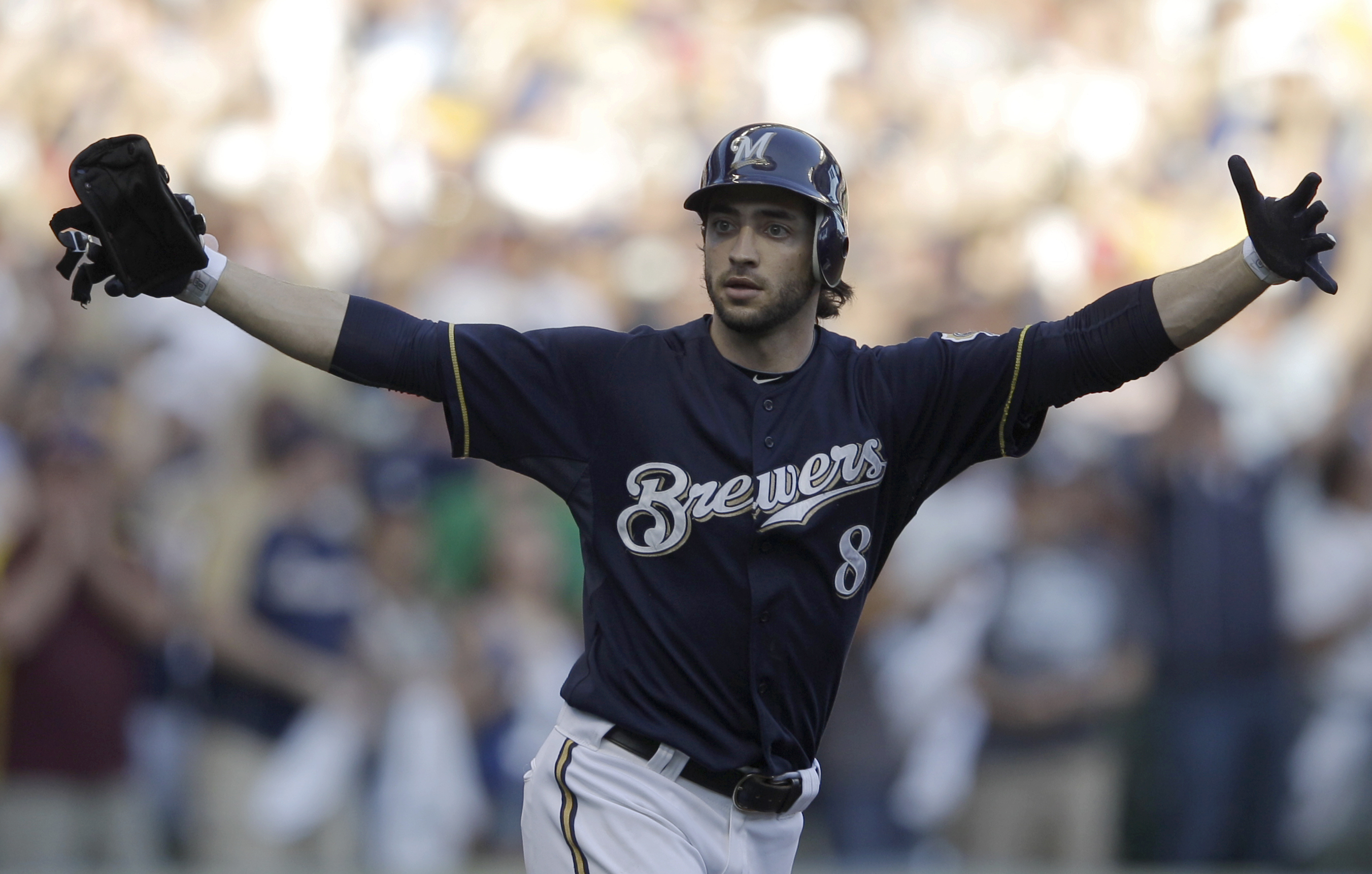 Brewers left fielder Ryan Braun edges Matt Kemp to win National League MVP