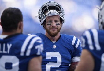 Indianapolis Colts quarterback Carson Wentz